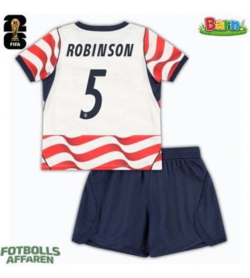 Förenta stater Antonee Robinson #5 Hemmaställ Barn VM 2026 Kortärmad (+ Korta byxor)